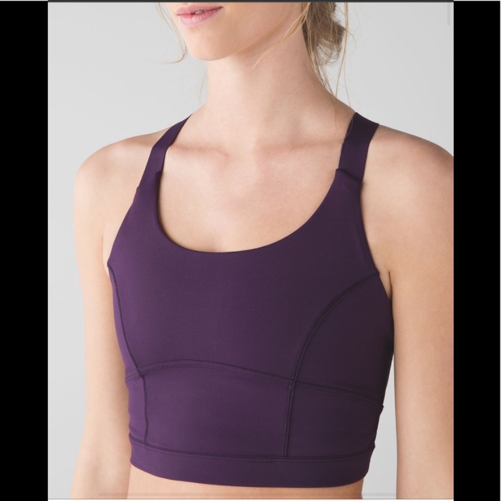 Lululemon Pure Practice Bra Deep Zinfandel